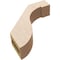 Ekena Millwork 3-inch W x 12-inch D x 12-inch H Del Monte Rough Cedar Woodgrain TimberThane Knee Brace, Primed BRCUR03X12X12DELRCPR - alternate 2